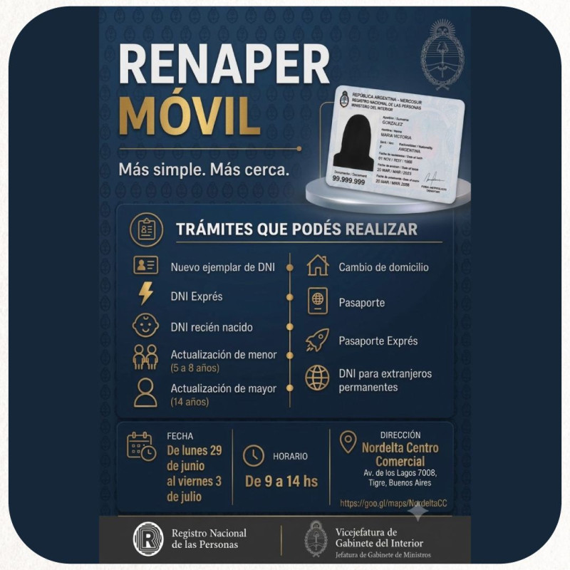 Renaper Movil en el #CC